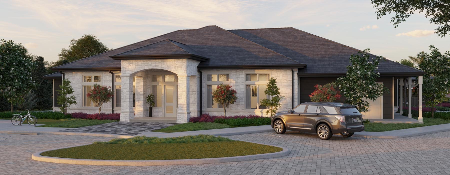 exterior of property showing landscaping